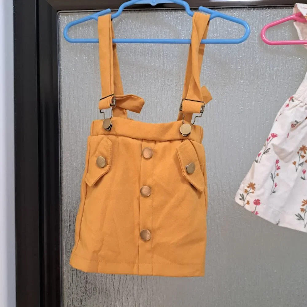 infant girl dresses size‎ 0-3 flower and overall dresses